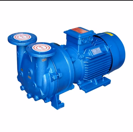 Bomba de vácuo de anel líquido de compressão isotérmica 2BV para recuperação de vapor em unidades de destilação e estações de carregamento.